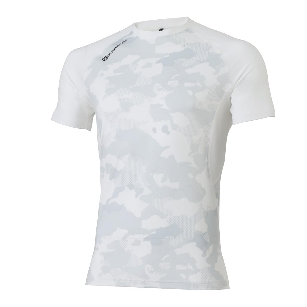 

Inner compression cool to the Dry Power Support short white M [Gladiator] wear, touch, sweat-wicking, quick-drying, G-817 sleeves, men s, camo,