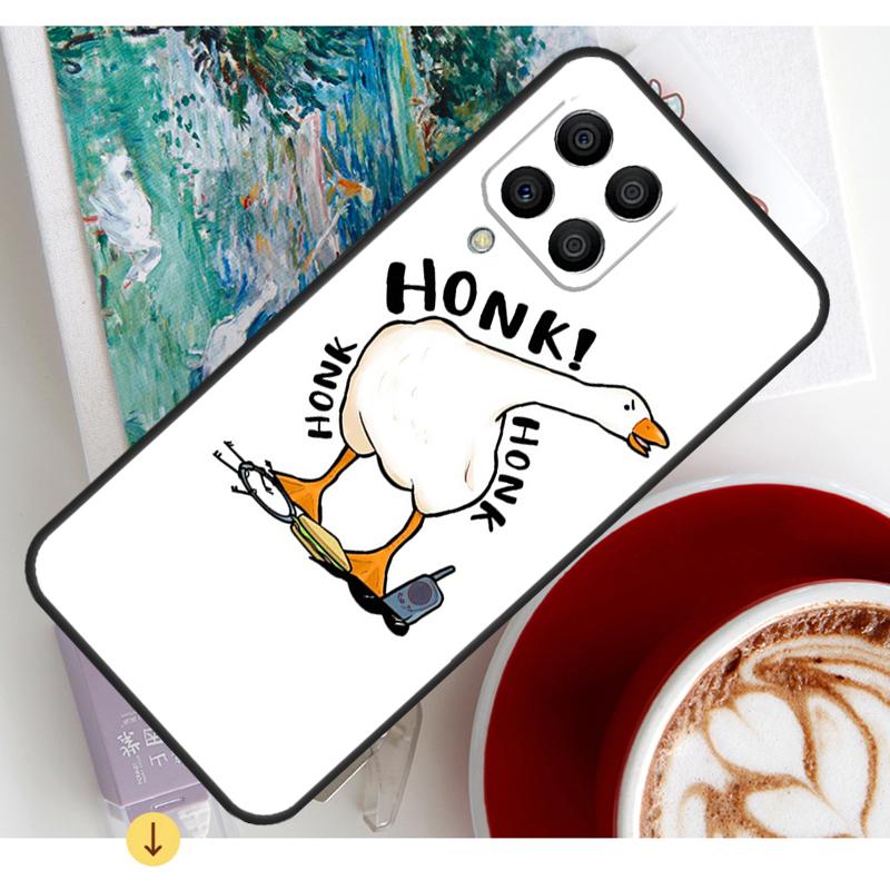Funny Cartoon Duck Case For Samsung Galaxy M20 M31 M16 M36 M56 M33 M53 M13 M12 M32 M52 M15 M55 M14 M35 M34 M54