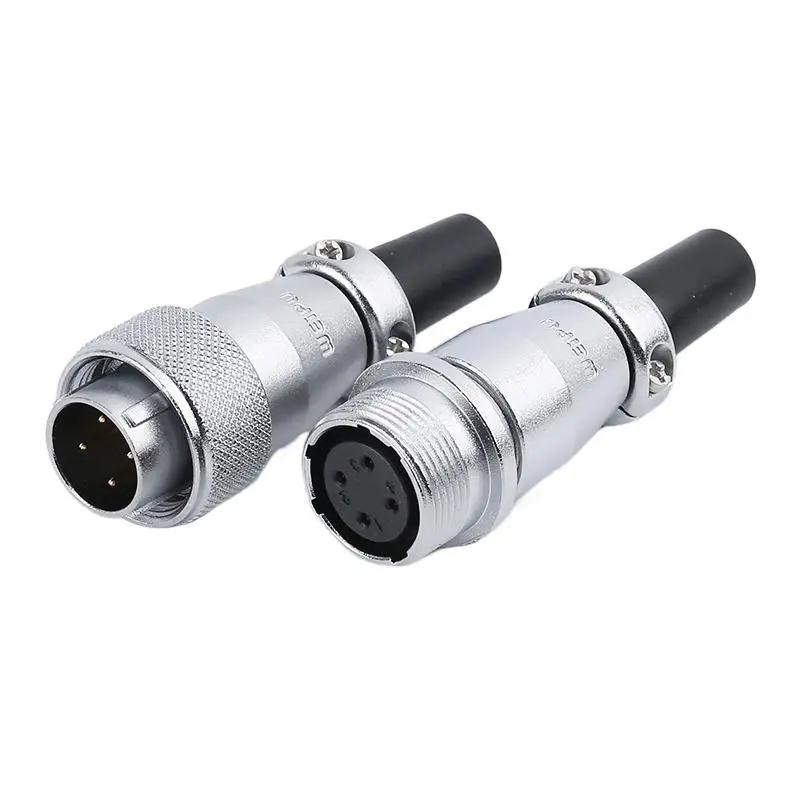 WEIPU WS16 TQ+ZQ Waterproof Cable Wire Connector Male Plug Female Socket Electrical Automation Aviation Adapter 2 3 4 5 7 9 Pin