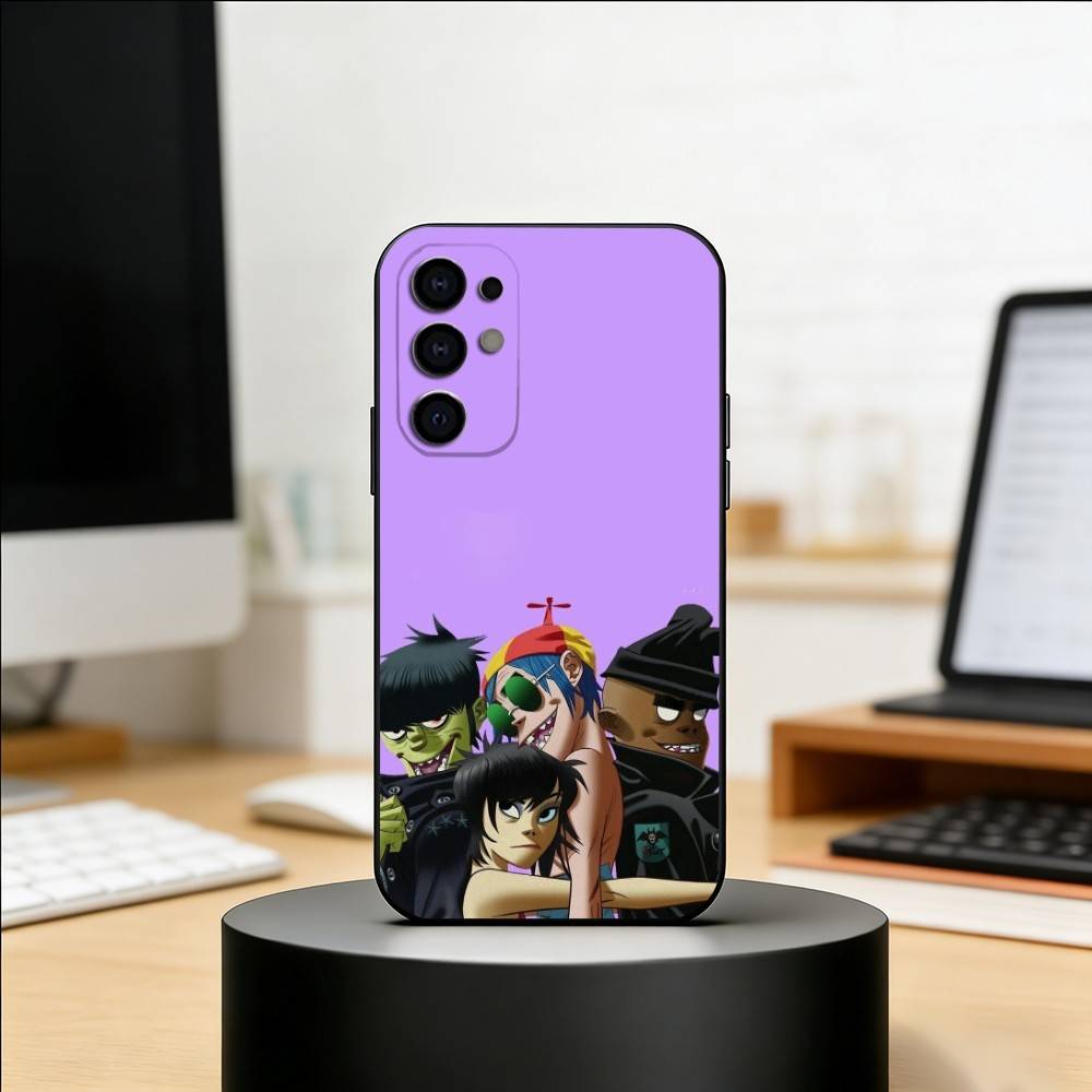 Rock Band G-gorillaz Phone Case For Samsung S25,S24,S21,S22,S23,S30,Ultra,S20,Plus,Fe,Soft Silicone Black Cover Samsung S21fe
