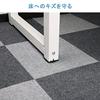 Upgraded Suction Mats, Joint Carpet Tiles, Non-Slip, Soundproof, Washable, Anti-Slip for Pets and Seniors, 30*30cm, 40 Pieces, Dark/Light Gray