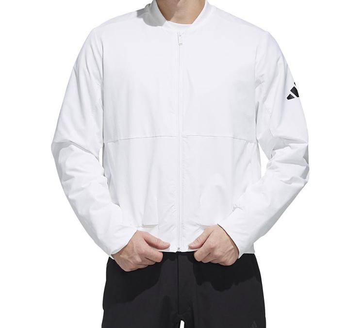 Adidas Jackets Men's White Baseball Collar Moderate Other FM9416
