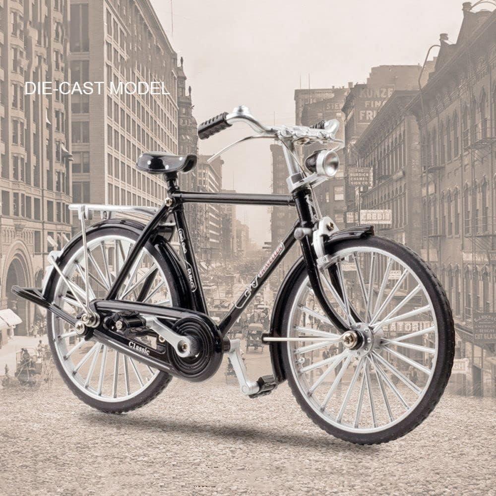 1/10 Scale Vintage Metal Bicycle Model Simulation Bike Desktop Ornaments Bicycle Toy Collections Kids Gift Home Decoration