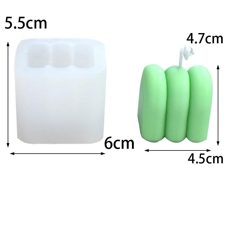 U-shaped/arch Shaped Candle Silicone Mold Diy Manual Rainbow Bridge Geometric Candle Making Supplies 3D Soap Resin Process Molds