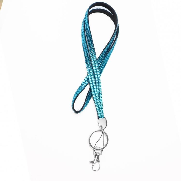 Correa de Pedrería Cordón de Cristal Portatarjetas Correas de Cuerda con Pinza Metálica Cuerda para el Cuello de Smartphone Multicolor