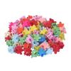 100pcs Girls  Hair Clips Flower Cartoon Claw Clips Various Color Adorable Hair Decoration Access