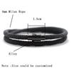 Simple Style Men Rope Bracelet Double Layer Survival Braclet Homme Accessories Boyfriend Gift Magnet Buckle Pulsera Hombre Joias