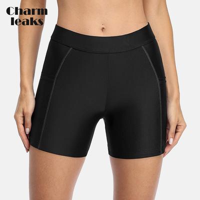 Frauen Sport Badehose Damen Bikini Bottom Boy Shorts Schlank Patchwork Dünne Badeshorts Bademode Bottom