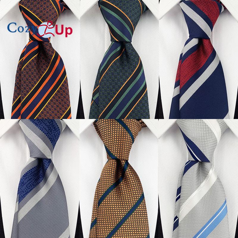 3.15" Fashion Striped PaisleyTie for  Men Flower Necktie for Wedding