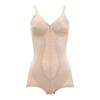Shirohato VERYLUCK Soft Plus Size Body Non-Wired Bodysuit, [Target Shaping] (MO-Mocha, A80L)