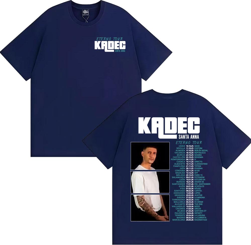 Kadec Santa Anna Eterno Tour 2026 Graphic Tshirts Men Women Fashion Vintage Short Sleeve T Shirts 100 Cotton Oversized Tshirt