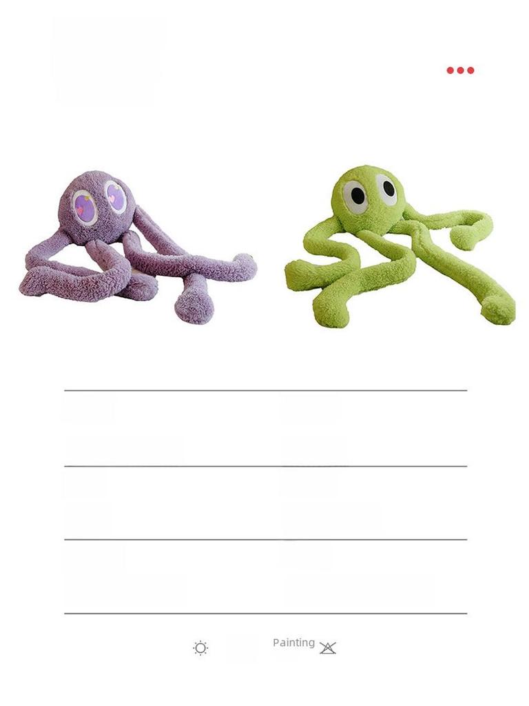 Large Long-Legged Octopus Pillow - Cute and Funny Internet Sensation Plush Toy