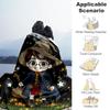 1pc wizard hat magic night Outdoor Flannel Throw Blanket All Season Soft Warmth,Home Decor 1031160