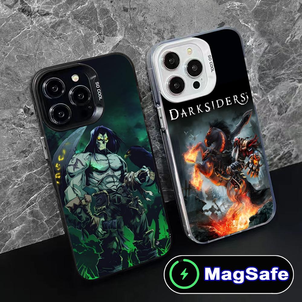 Game Darksiders Mobile Phone Case for iPhone 17 16 15 14 13 12 11 Air Pro Max Plus MagSafe Translucent Colorful Cover Cover