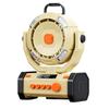 Multifunctional Camping Fan 4 Speeds Portable Silent Rechargeable Timing Angle Adjustable Fan for
