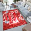 Christmas gift Halloween themed cola beverage Coca Cola carpet is suitable for living room and bedroom doormats office balcony decorative carpet V25