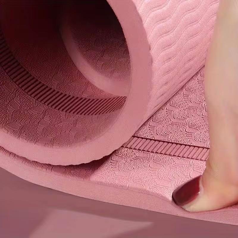 1pc (2.36in/3.15in) ThicknessTPE Jump Rope Mat, Durable Non-Slip Fitness Exercise Ma Suitable Fitness Training, Body Workout