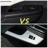 Car Armrest Door Window Glass Lift Switch Panel Cover Trim For Honda CRV CR-V 2012 2013 2014 2015 2016 Carbon Fiber Accessories