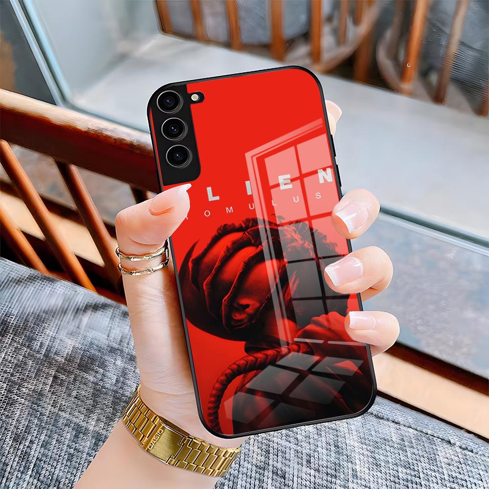 

Movie A-Alien Xenomorph Phone Case For Samsung A25 A13 A33 5G A54 A36 A35 A56 A52 A14 Shockproof Glass Cover Samsung A52