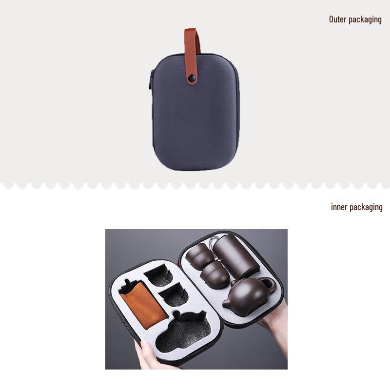 Purple Clay Portable Tea Set