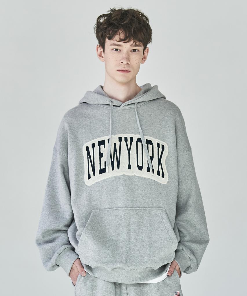 Chain New York Hoodie-Melange