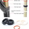 Mountain Bike Suspension Front Fork Dust Seal Seal Sponge Ring 34mm Inner Tube Dust Cover Maintenance Repair Parts