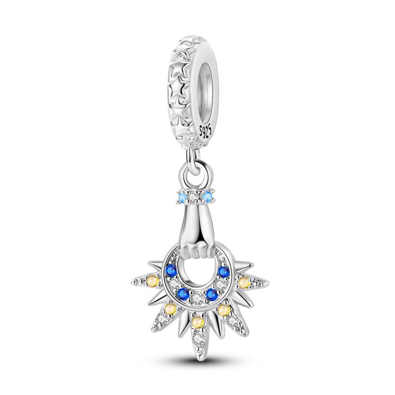 Weather 100% Copper Sunny Rainy Day Sunshine Cloud Charms Beads Pendants Fit 3Mm Bracelets Diy Making Fine Jewelry