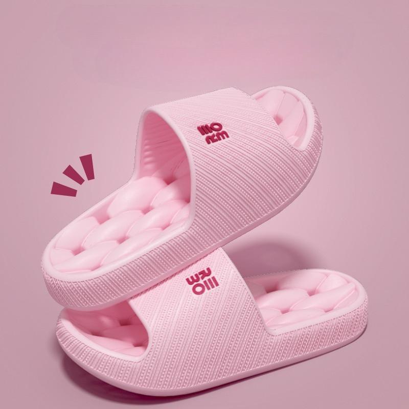 Unisex's Slipper Summer Bathroom Shower Slipper for Couples, Lightweight Comfortable Simple Style Breathable Home Slipper