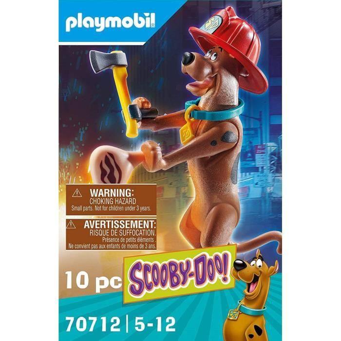 PLAYMOBIL - 70712 - SCOOBY-DOO Pompier - Figurine à collectionner pour enfant de 5 ans et plus