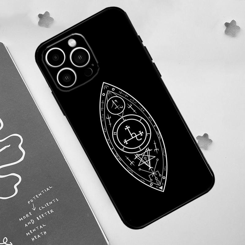 Sigil of Lilith Phone Case For iPhone 17 Pro Max 14 11 15 16 Pro Max 12 13 mini 16 Plus 16e 17 Air Funda