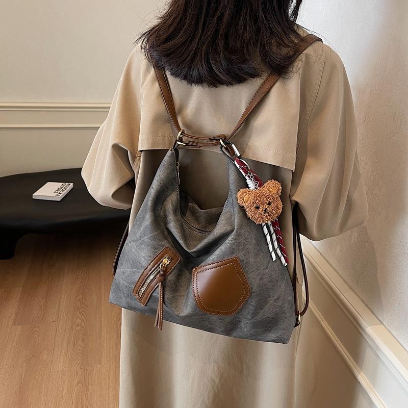 

Premium sense retro messenger bag women s 2025 casual versatile shoulder large capacity commuter tote bag 37*12*34