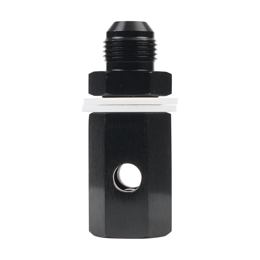 8AN Male Fuel Cell Tank Vent Valve Prevent Fuel Leakage Aluminum+Stainless Steel