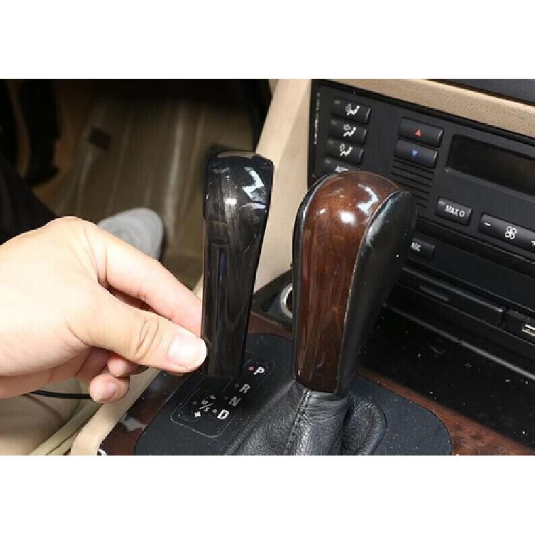 For BMW 1 Series E81 Black Wood 2007-2011 Gear Shift Knob Cover Central Console