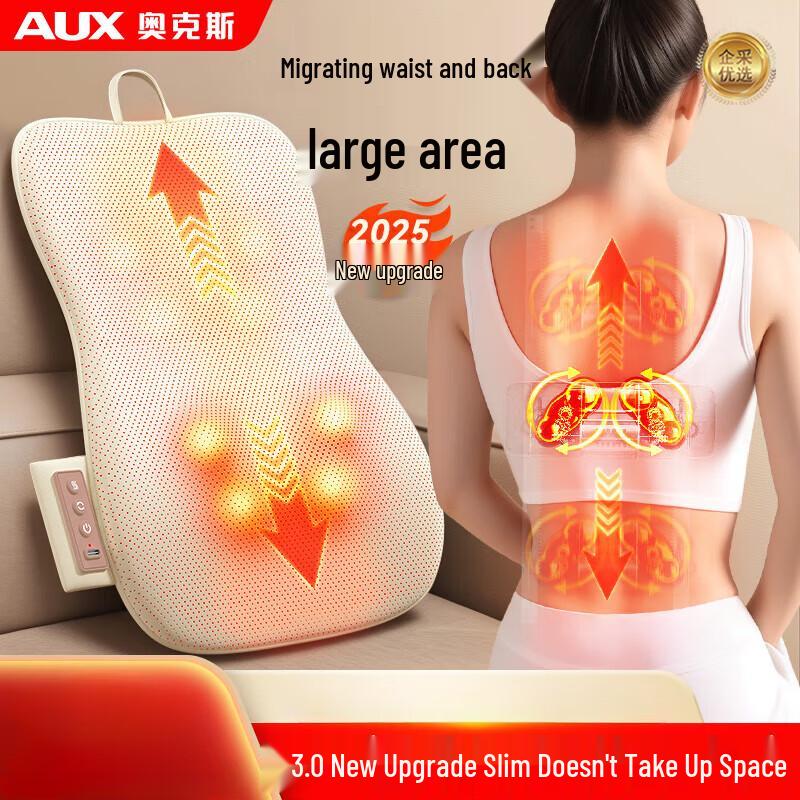 Aux Guided Rail Full Body Massage Cushion
