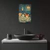 Vintage Sleeping Cat Tin Sign Metal Wall Decor Retro Home Bar Kitchen Art