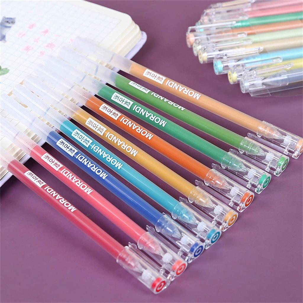 Colored Gel Pens, 9 Colors, Smooth Writing For Adults And Kids Writing Journaling Taking Notes Drawing For School Supplies 10ml