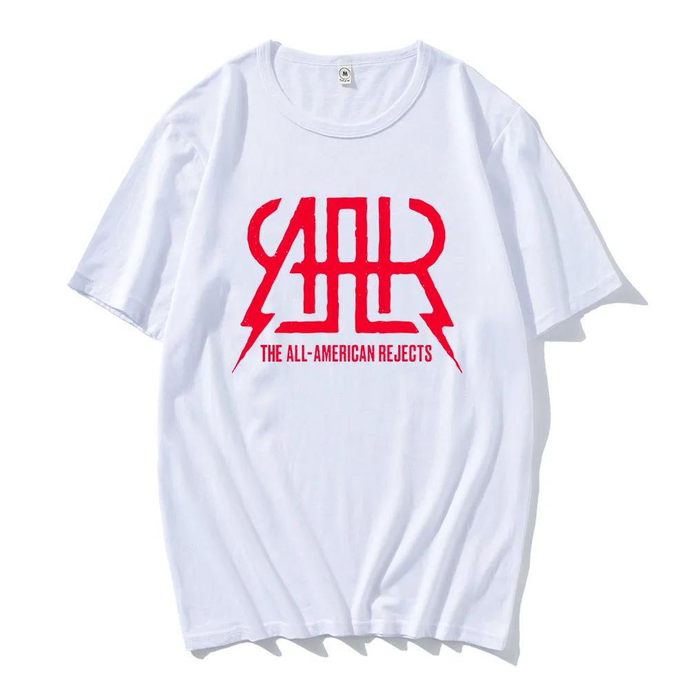 

The All-American Rejects Logo Print T-shirt Cotton Short Sleeve Men/Women Tshirts Streetwear Street Style Graphic T Shirt Male 5XL різнокольоровий