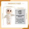 Decompression Mummy Plush - Halloween-Themed Handmade Stress Relief Companion