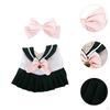 17 Cm Doll Clothing for Plush Dolls, Sailor Outfit Accessories Play