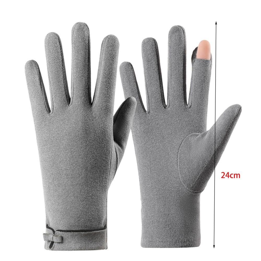 Neue Dralon Winterhandschuhe Warm Vollfinger Fahrhandschuhe Winddicht Touchscreen Handschuhe Mädchen