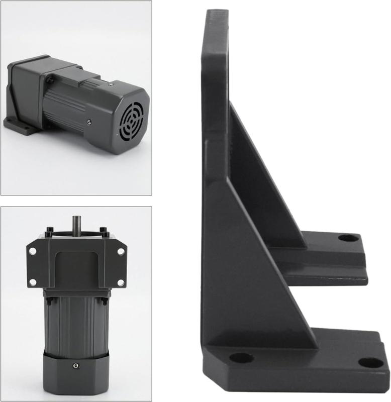 Industrial Motor Mounting Bracket 180W-250W Applications AntiShock Aluminum Construction Space Saving Installation