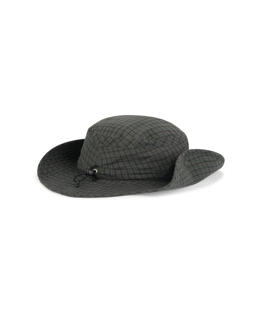 Sseonleobeutueo Check Pioneer Bucket Hat Brown