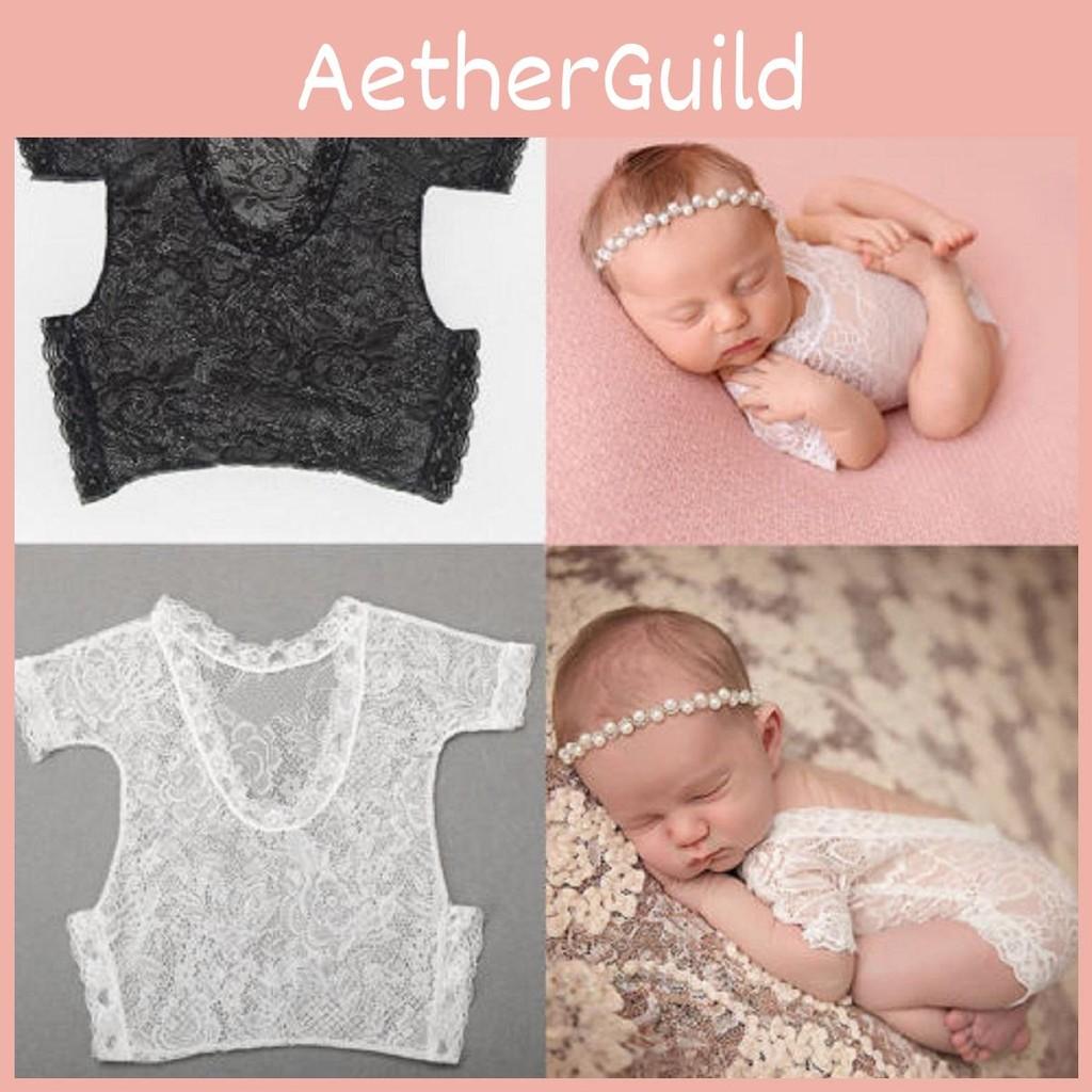 Baby Newborn Infant Girls Floral Lace Romper Bodysuit Jumpsuit Clothes Outfit