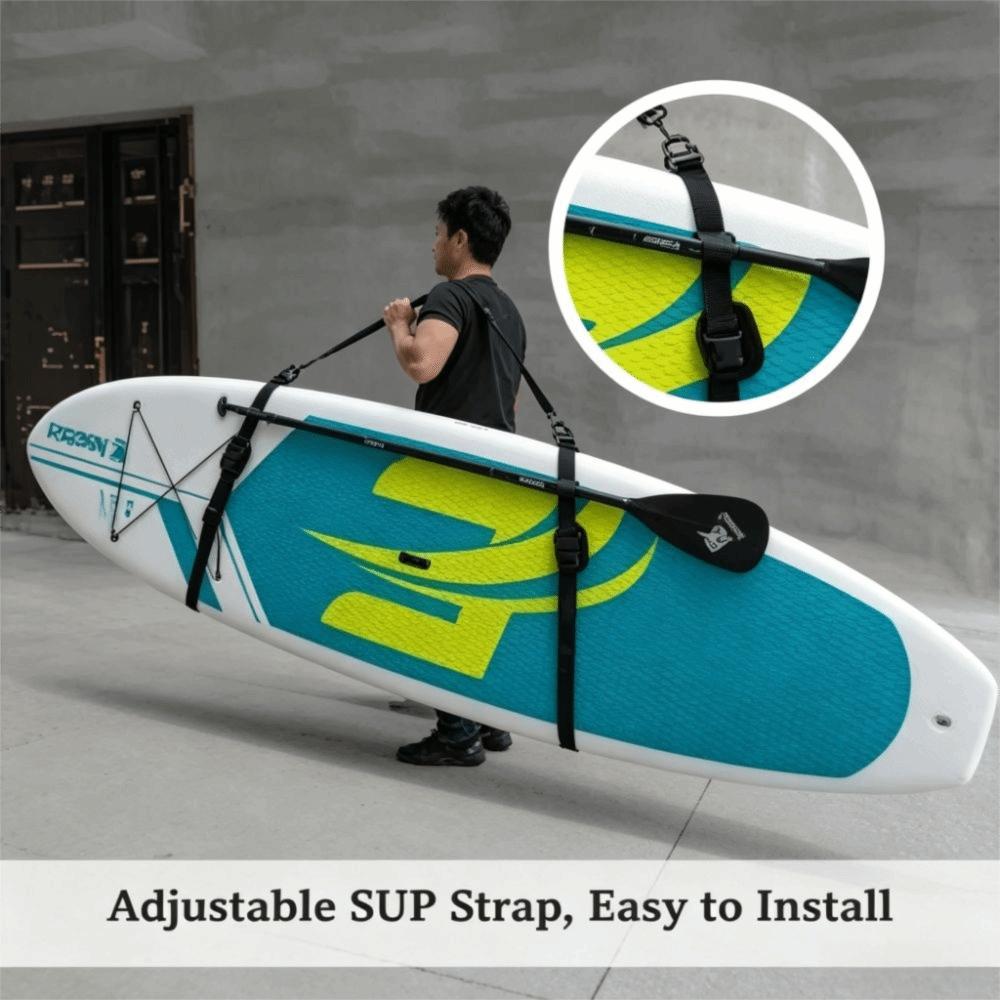 Portable Surfboard Shoulder Strap Nylon Paddle Board Carrier Beach Transport Use Accessories