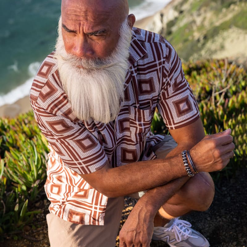 PIG & HEN Bold Bob Bracelet - Navy X Silver