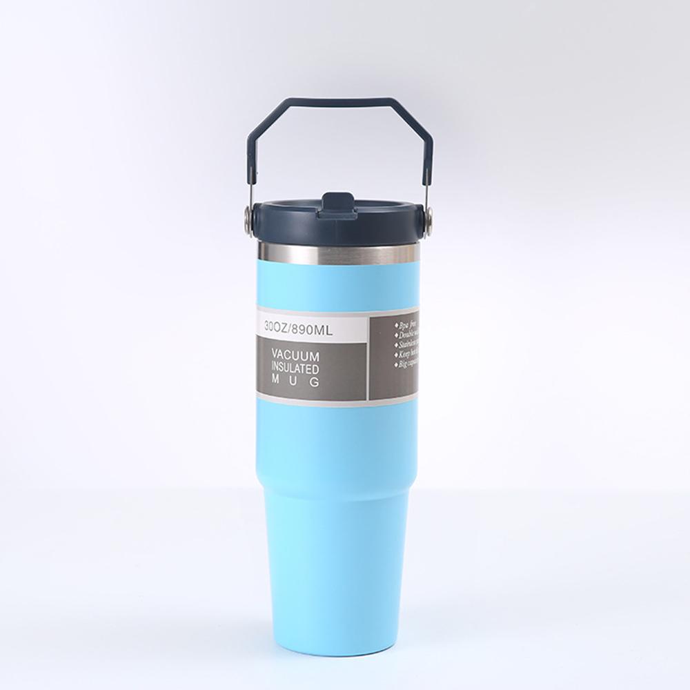 890ml Ultra Large Capacity Insulated Cup 304 Stainless Steel Insulated Cup Cold Insulated Outdoor Portable Ice Cream Cup