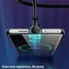 USAMS Cable U38 USB-C 5A Fast Charge for OPPO/HUAWEI 1m black/black SJ376USB01 (US-SJ376)