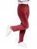 Women's Velvet Pants with High Waist, Straight Leg, Soft MORAJ XL PURPLE