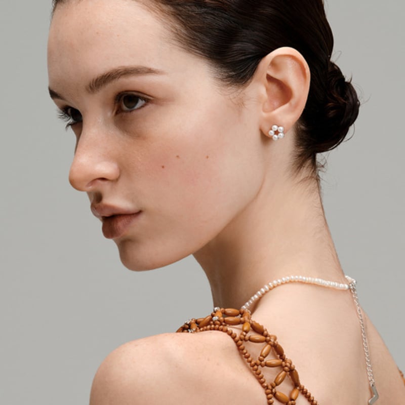 VINTAGE HOLLYWOOD Petit Flower Earrings_VH25NNEA101V