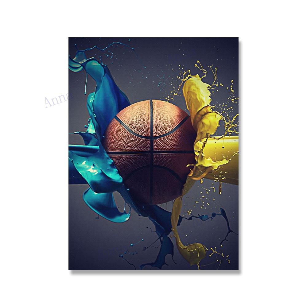 Sport Basketball Inspirational Words Canvas Painting Motivational Posters and Prints Wall Art Picture for Living Room Decor